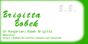 brigitta bobek business card